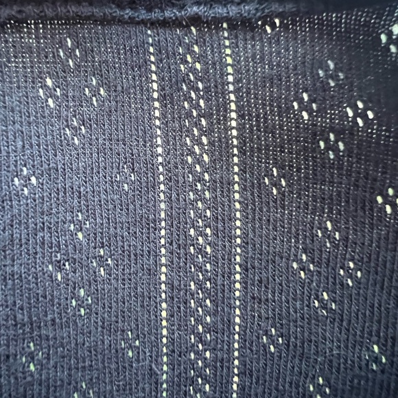 Splendid Navy Blue Como Pointelle T-Shirt XS - Picture 8 of 12